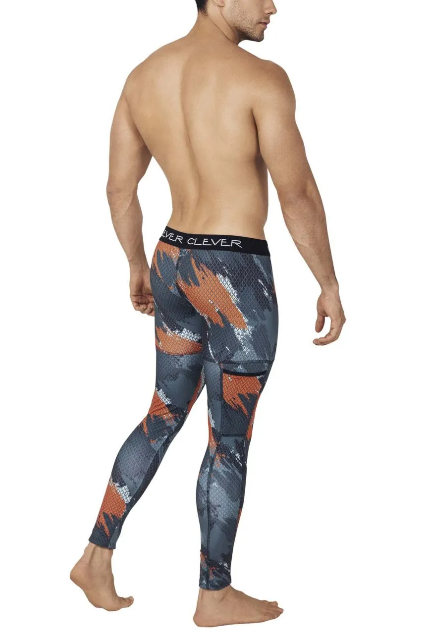 Clever 0279 Enigmatic Athletic Pants Gray