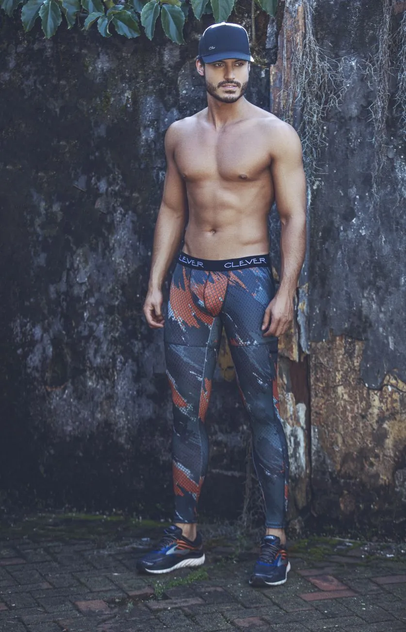 Clever 0279 Enigmatic Athletic Pants Gray