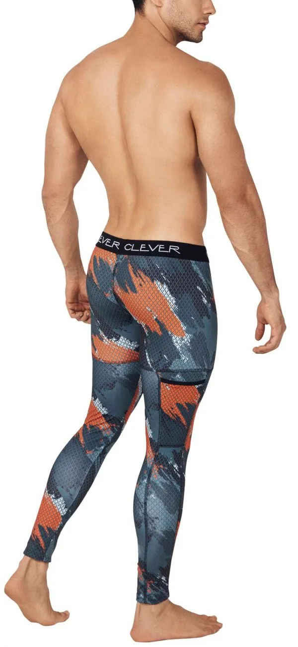 Clever 0279 Enigmatic Athletic Pants Gray