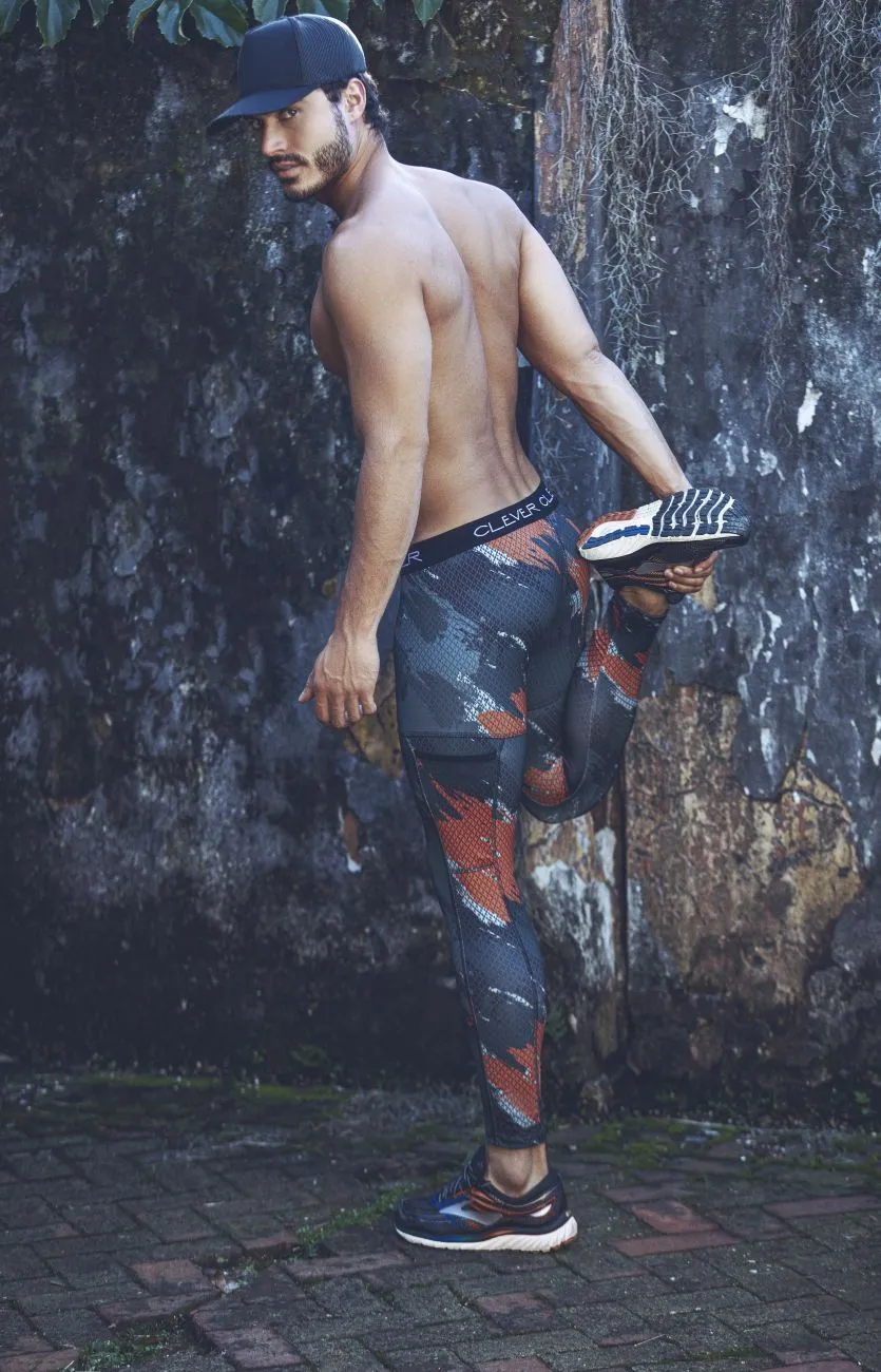 Clever 0279 Enigmatic Athletic Pants Gray