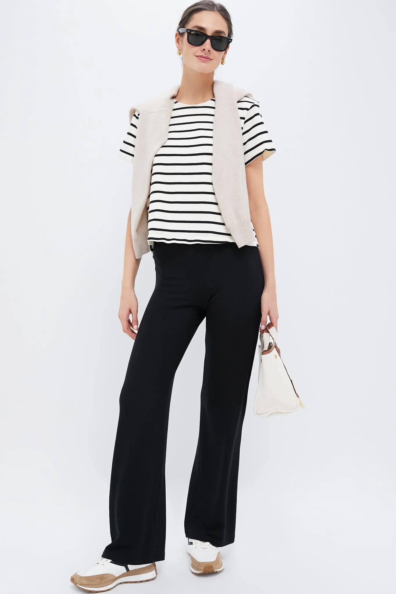 Coconut and Black Valentina Sneakers