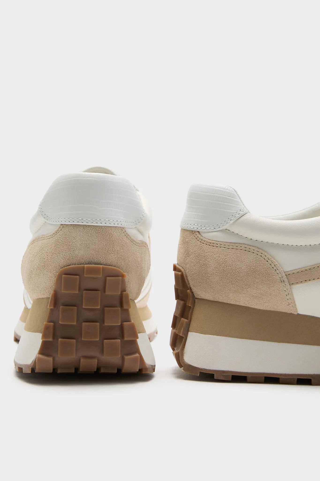Coconut and Ecru Valentina Sneakers