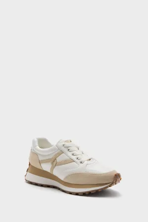 Coconut and Ecru Valentina Sneakers