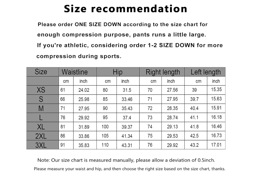 Collant de compression à jambe unique / Compression leggins 1 leg