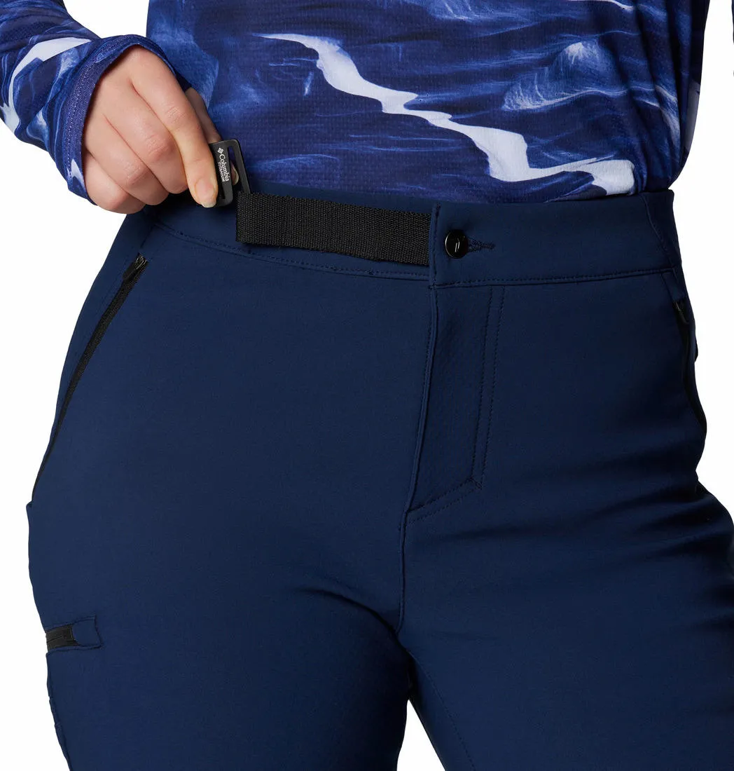 Columbia Womens Blue Vast Canyon Omni-Heat Infinity Softshell Pant