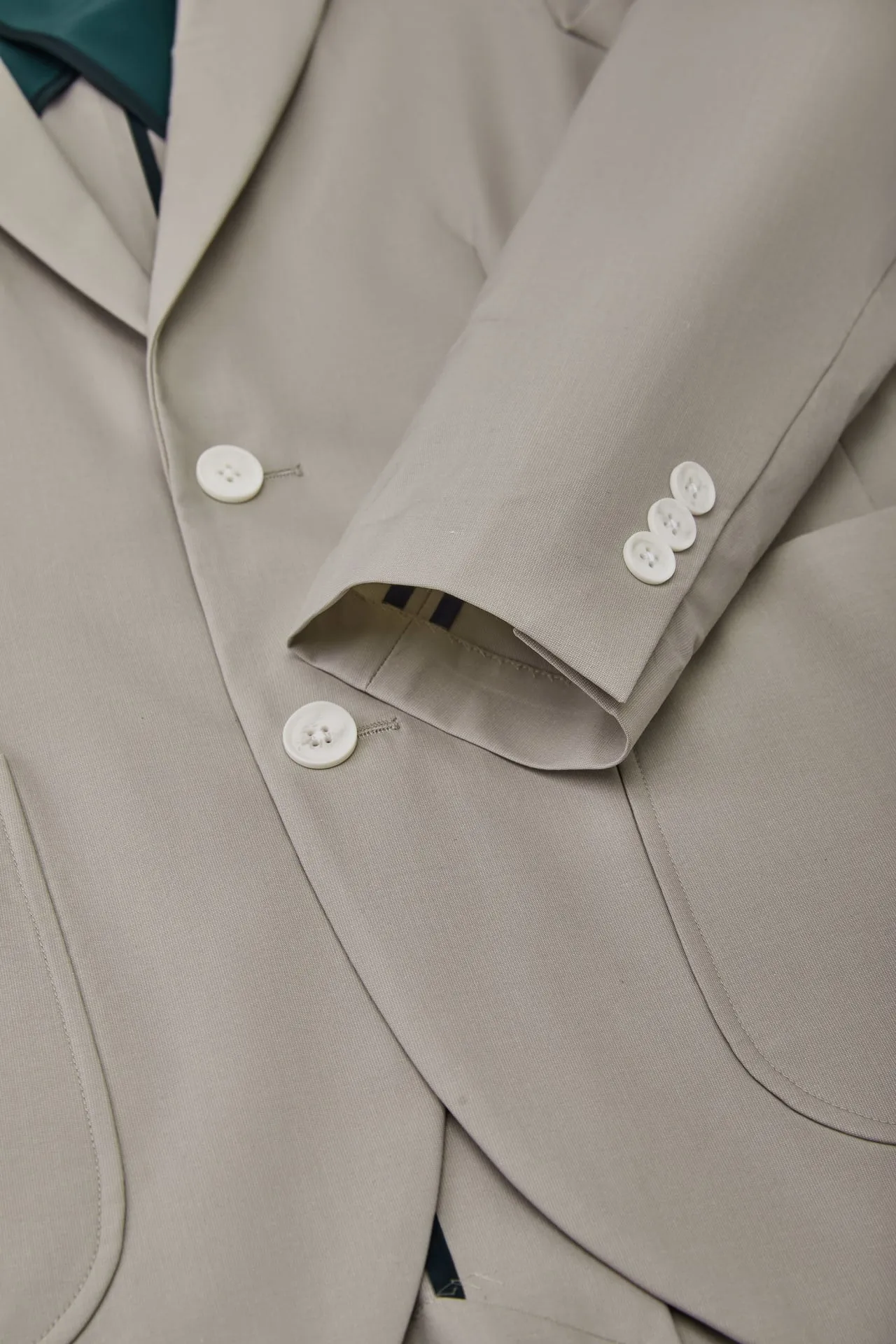 Cotton Blend Relax Fit Casual Blazer