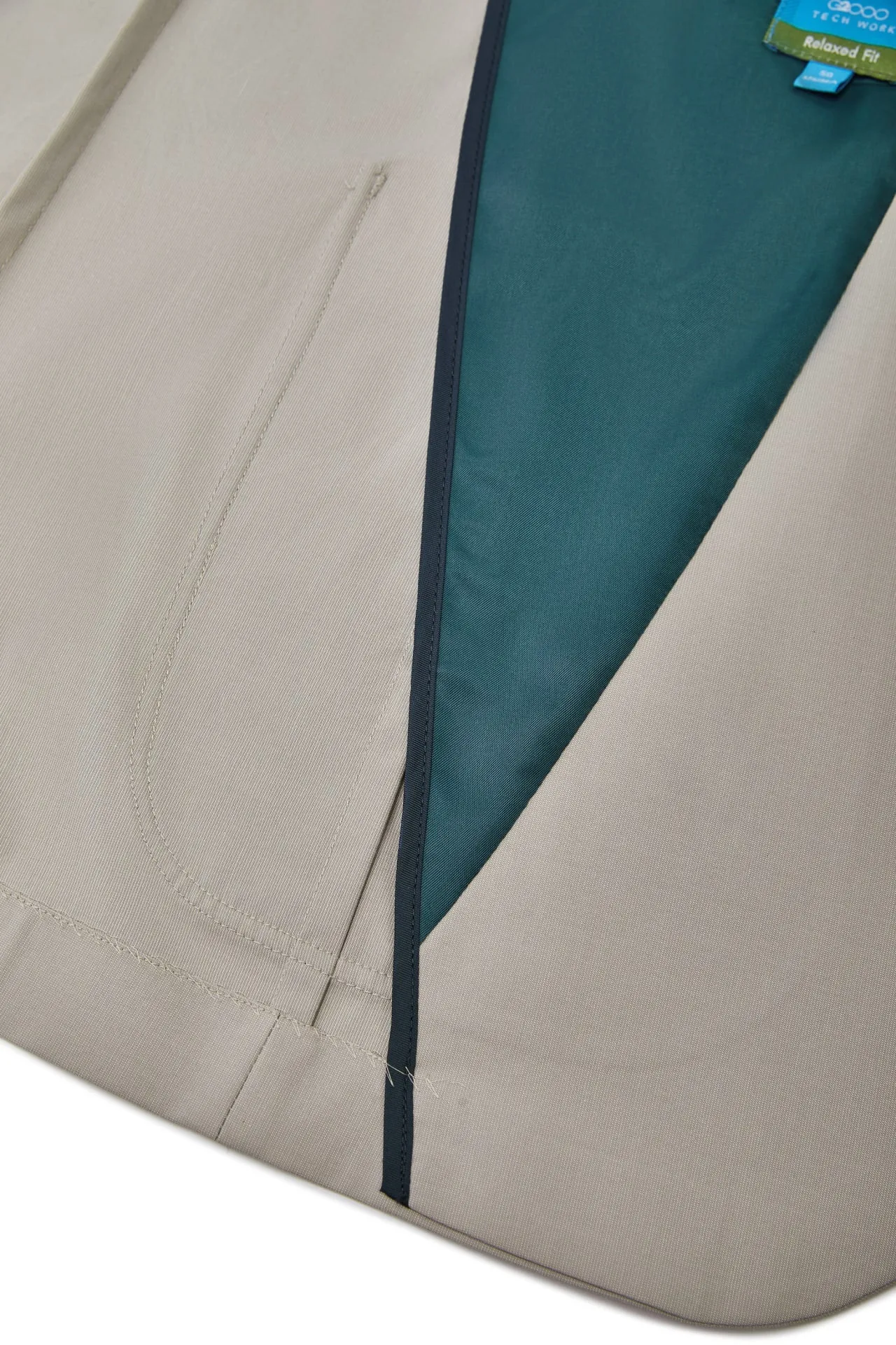 Cotton Blend Relax Fit Casual Blazer