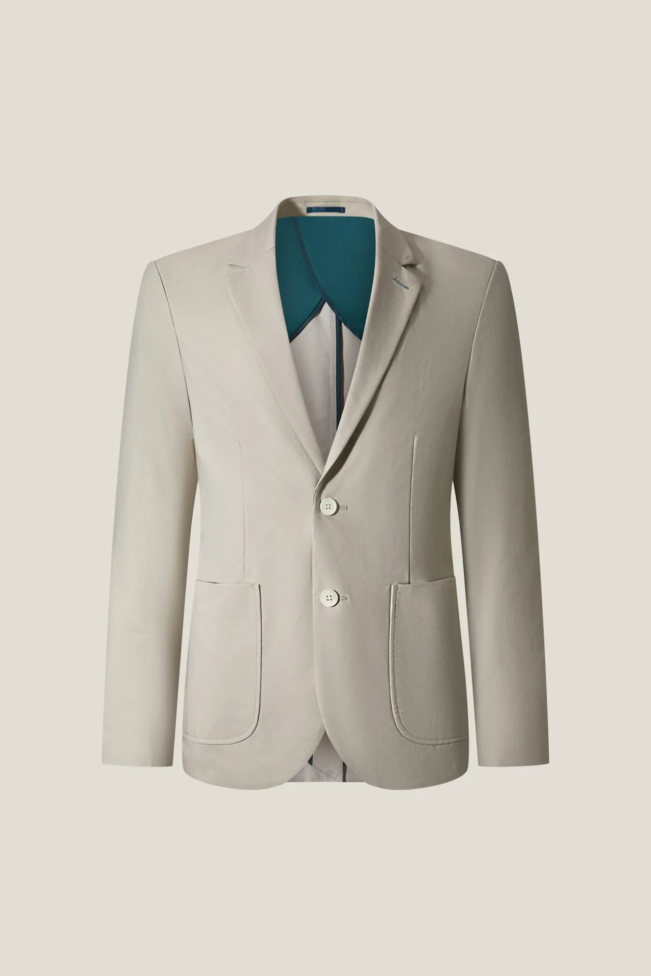 Cotton Blend Relax Fit Casual Blazer