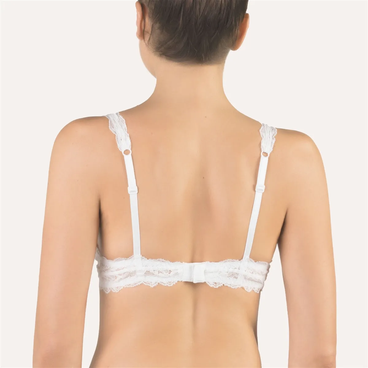 Cotton Club Sabina Bra - White