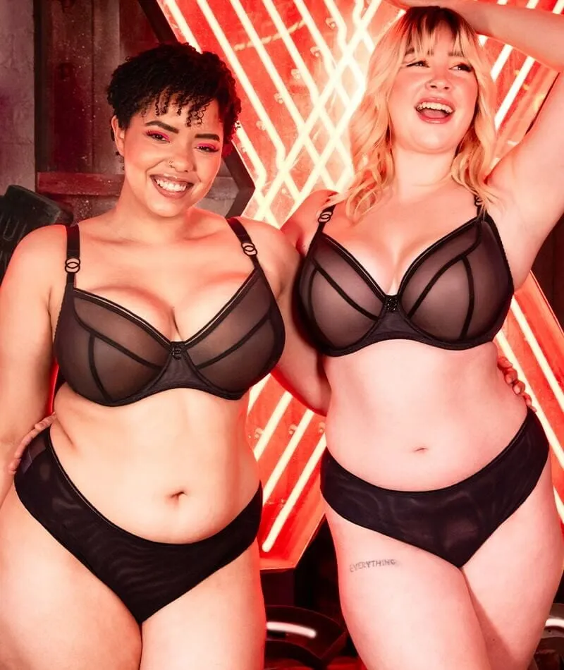 Curvy Kate Lifestyle Plunge Bra - Black