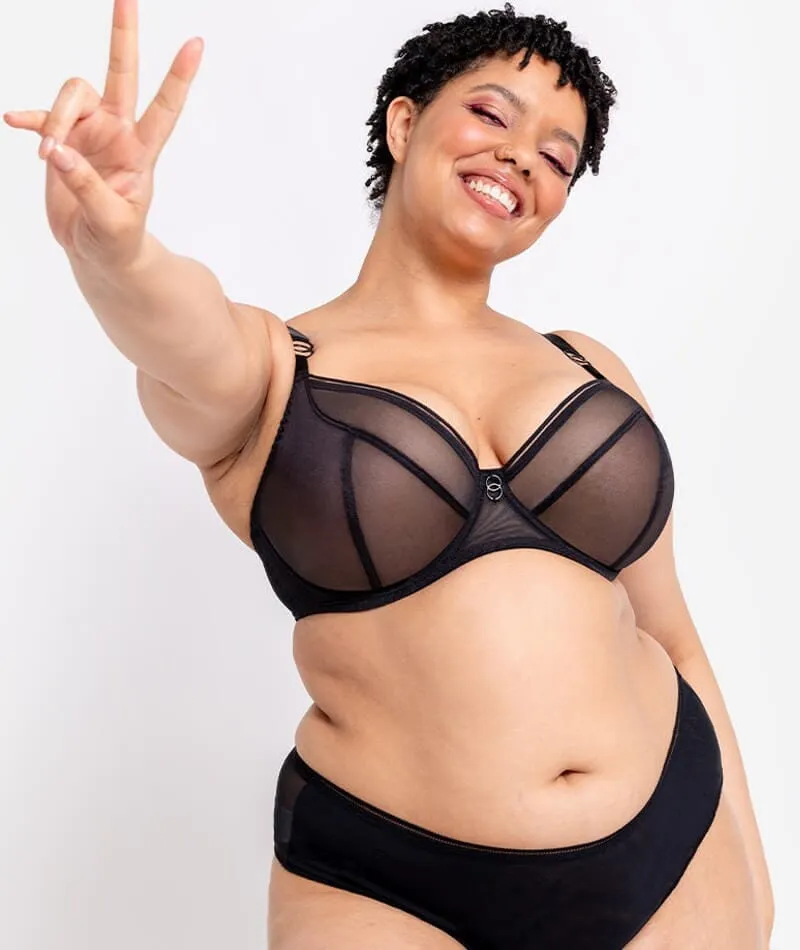 Curvy Kate Lifestyle Plunge Bra - Black
