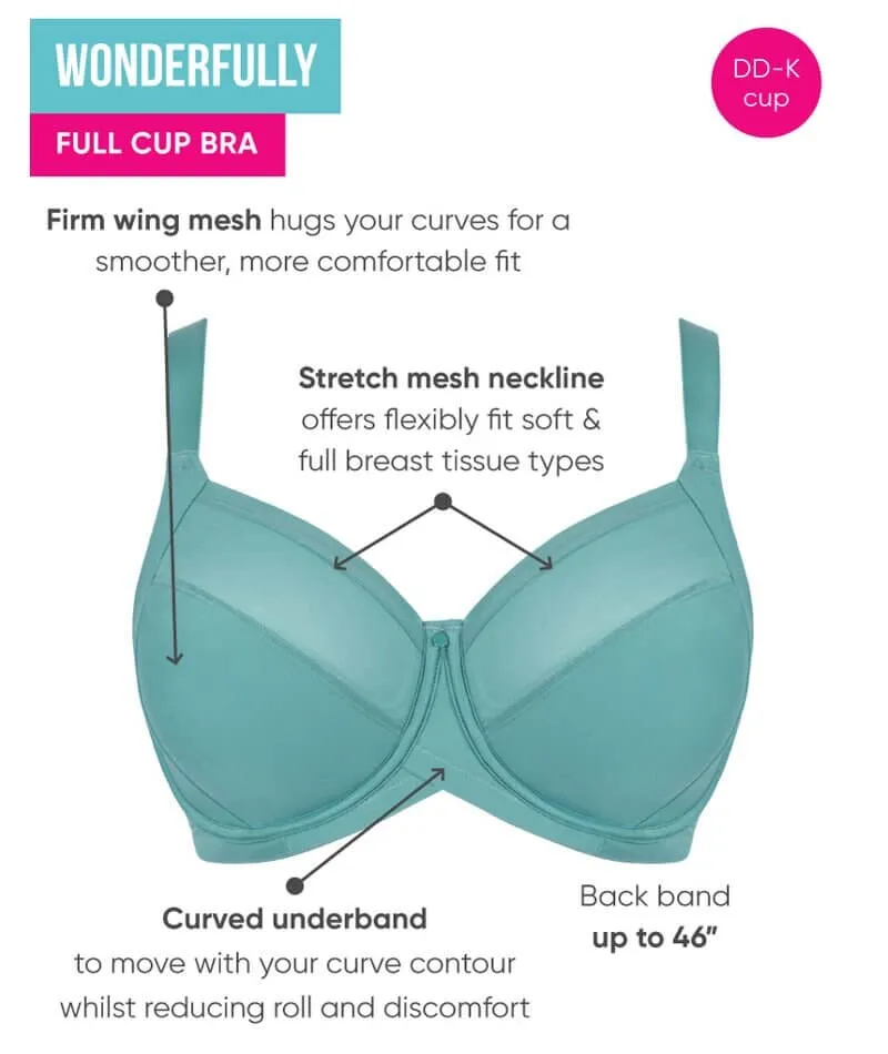 Curvy Kate Wonderfully Full Cup Bra - Mineral Blue