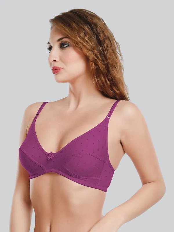Daisy Dee Wine Non Padded Non Wired Full Coverage Everyday bra NLU-Wine