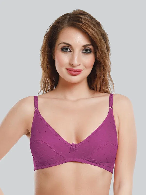 Daisy Dee Wine Non Padded Non Wired Full Coverage Everyday bra NLU-Wine