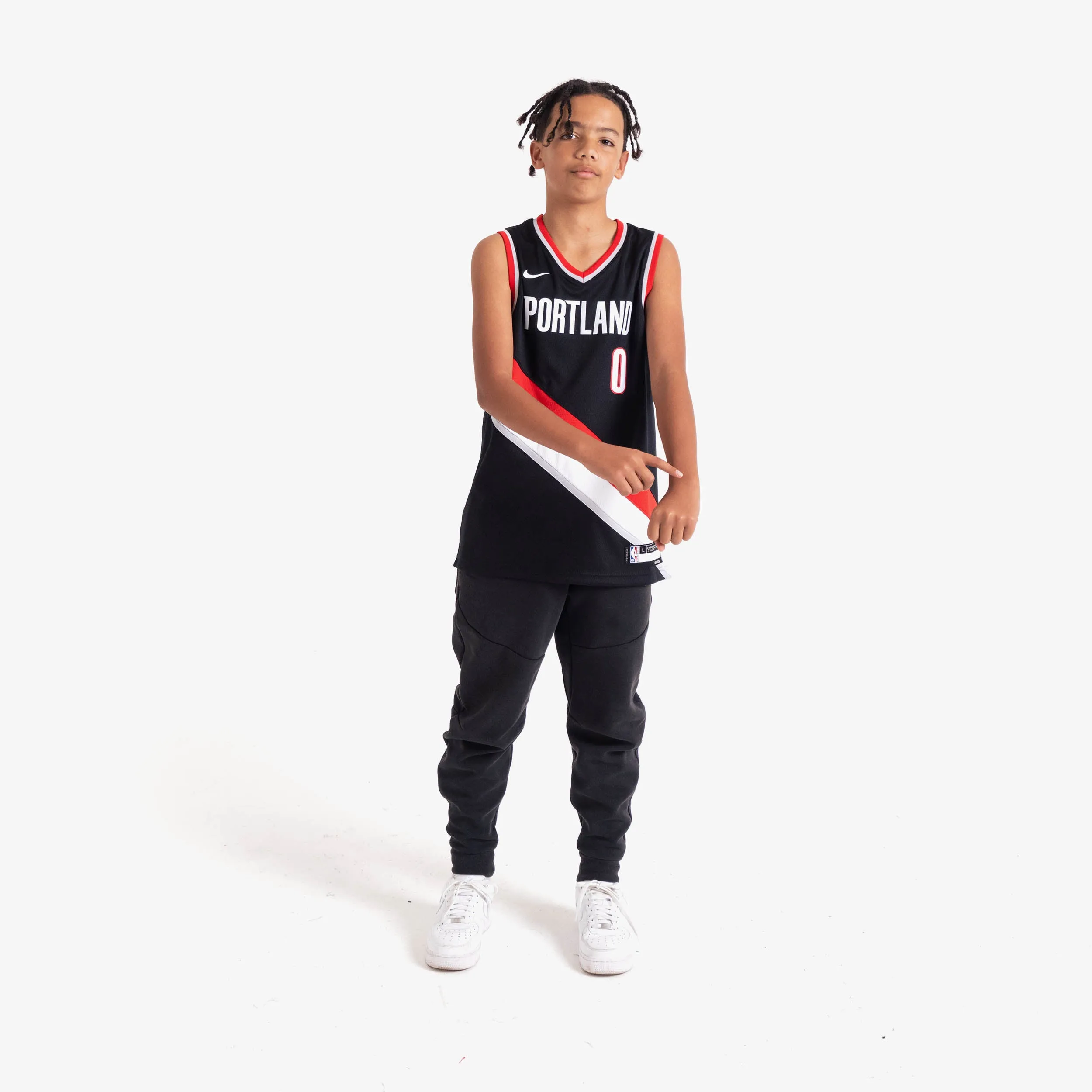 Damian Lillard Portland Trail Blazers 2024 Icon Edition Youth NBA Swingman Jersey