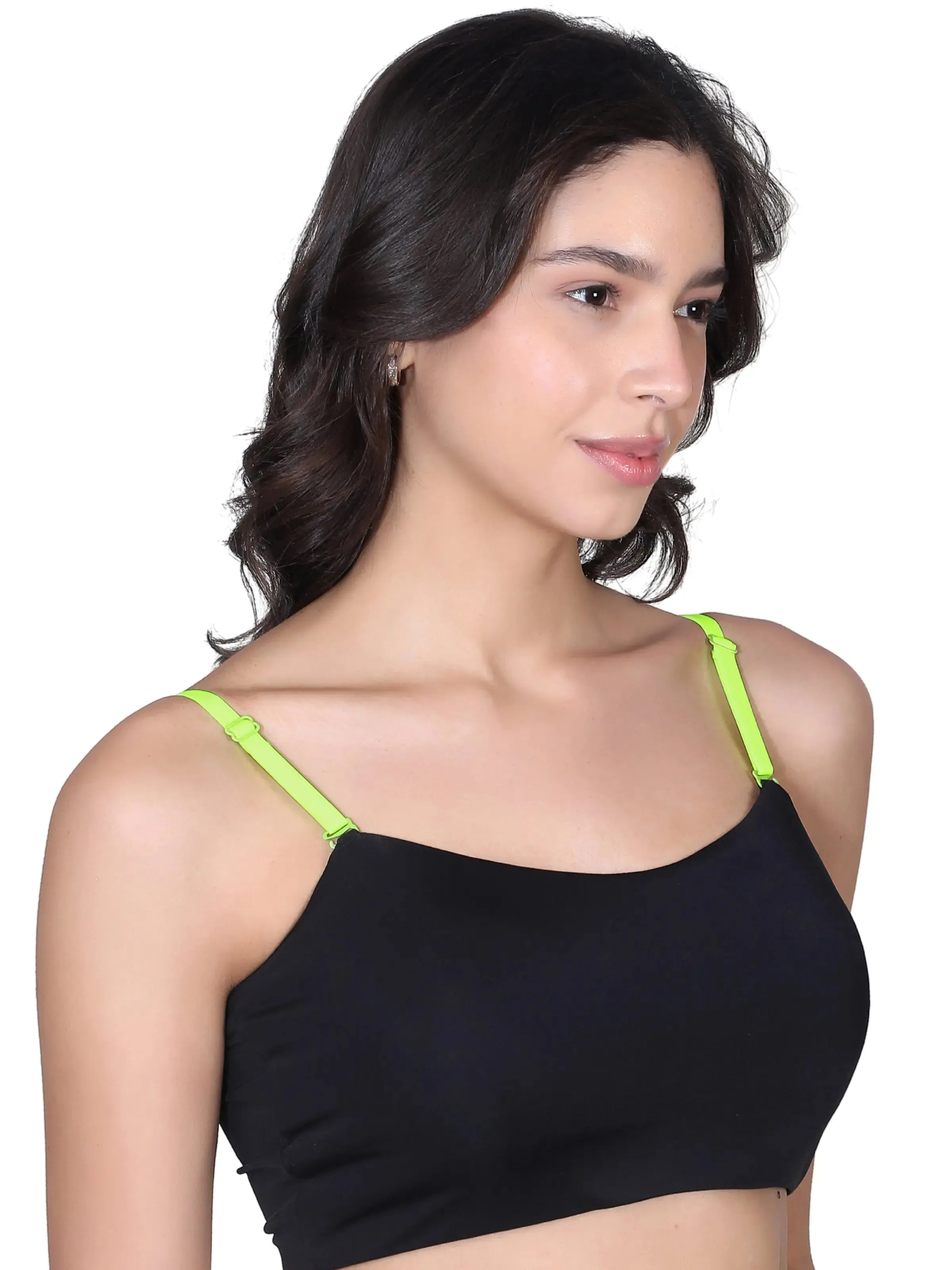 D'chica Assorted Adjustable Cotton Bra Strap | Durable Straps for Bra Pack of 1