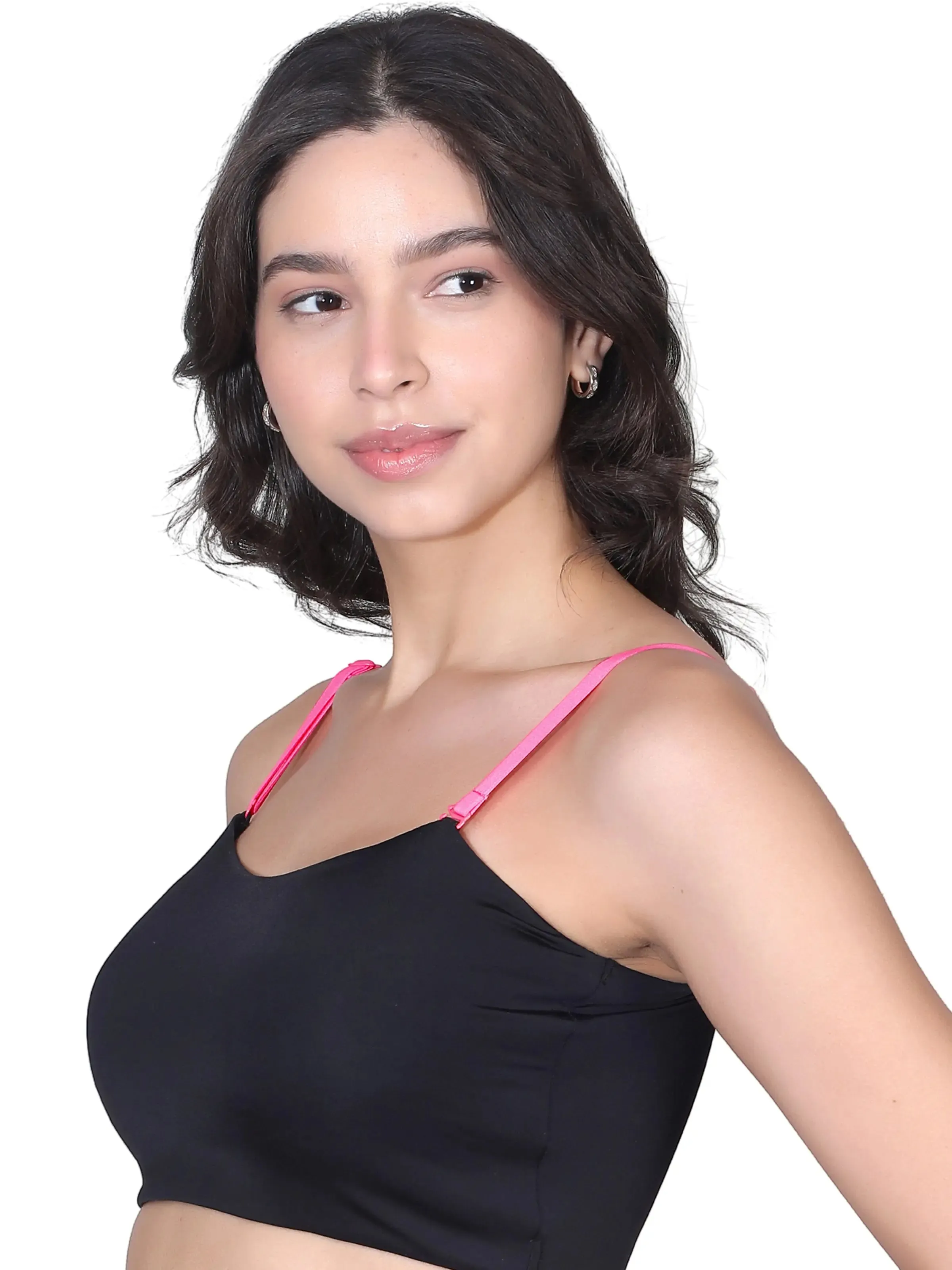 D'chica Assorted Adjustable Cotton Bra Strap | Durable Straps for Bra Pack of 1