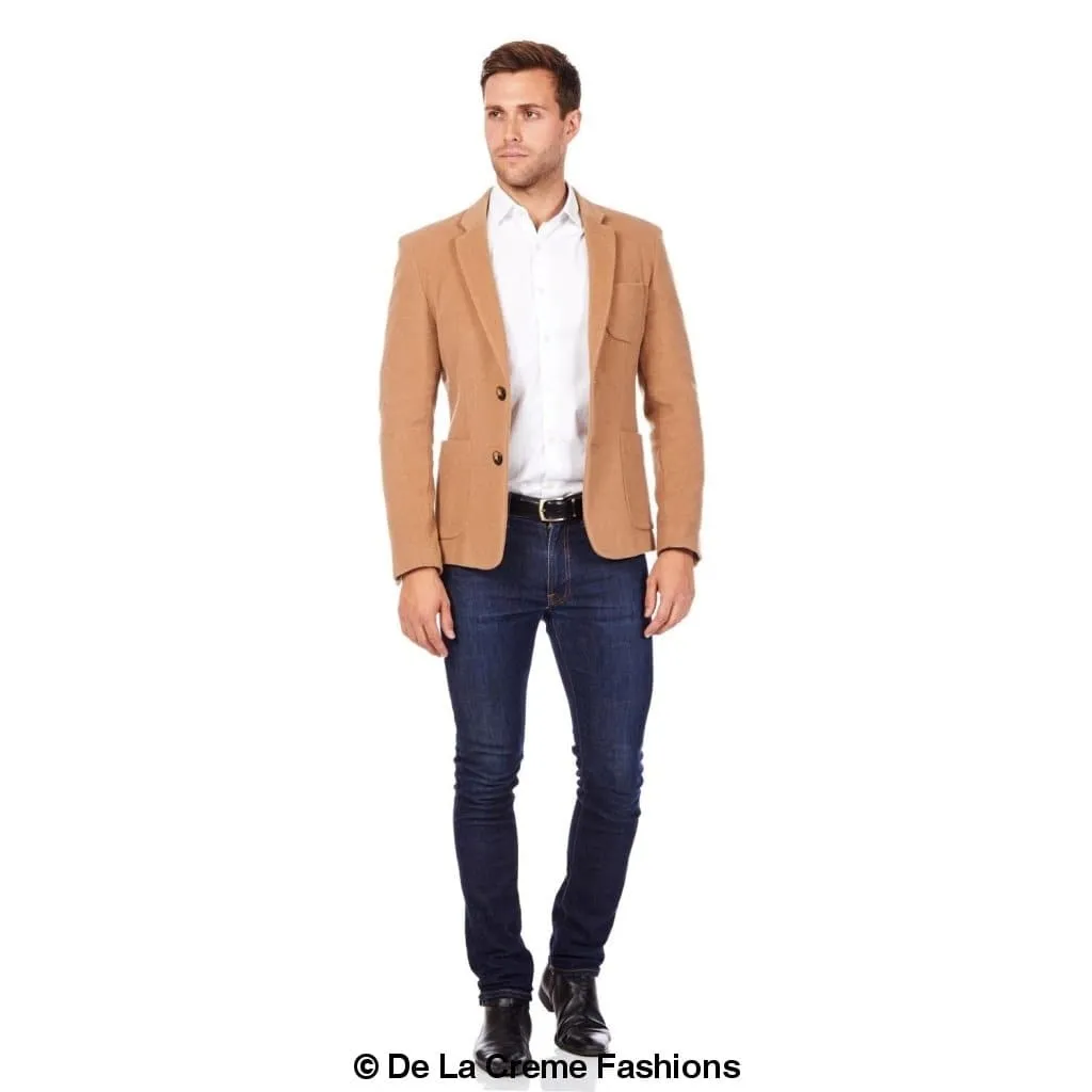 De La Creme MAN - Mens Wool Blend Blazer