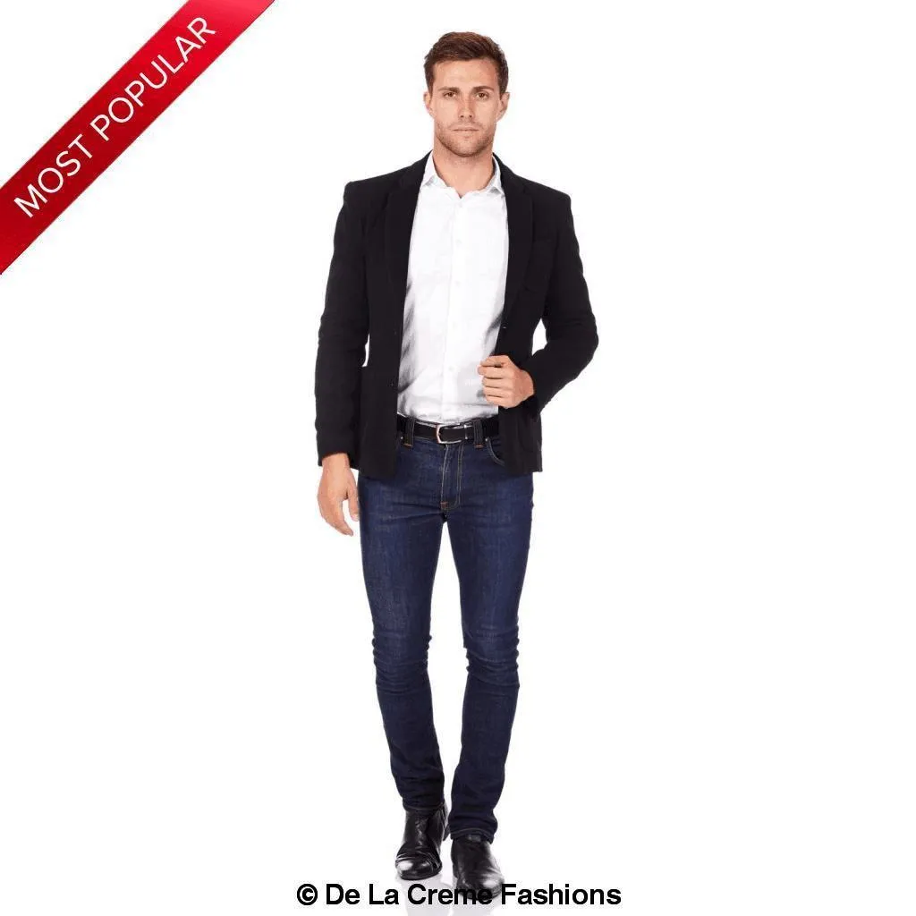 De La Creme MAN - Mens Wool Blend Blazer