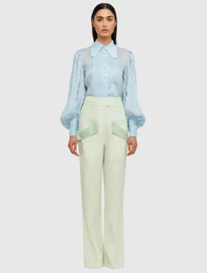 Derby High Waisted Pant - Pistachio