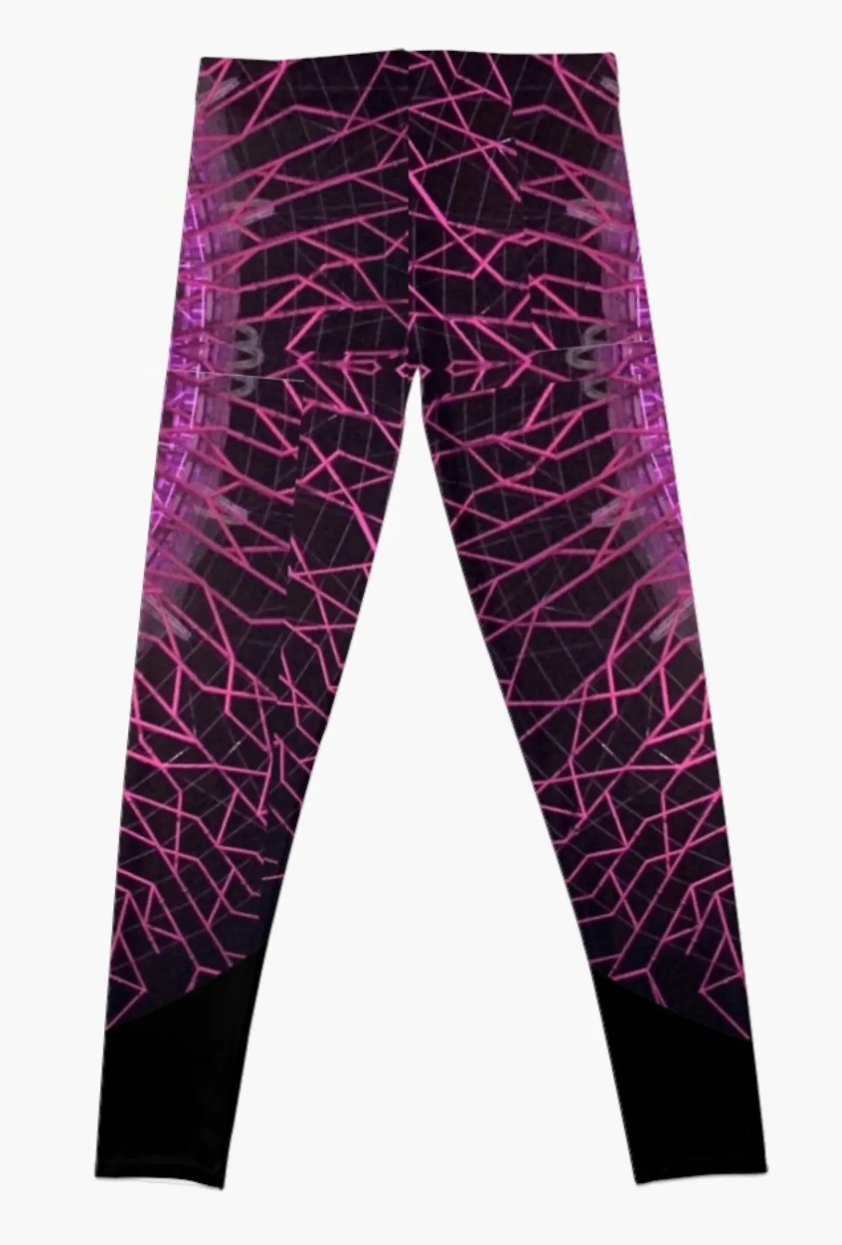 Designer Leggings - Purple Fire