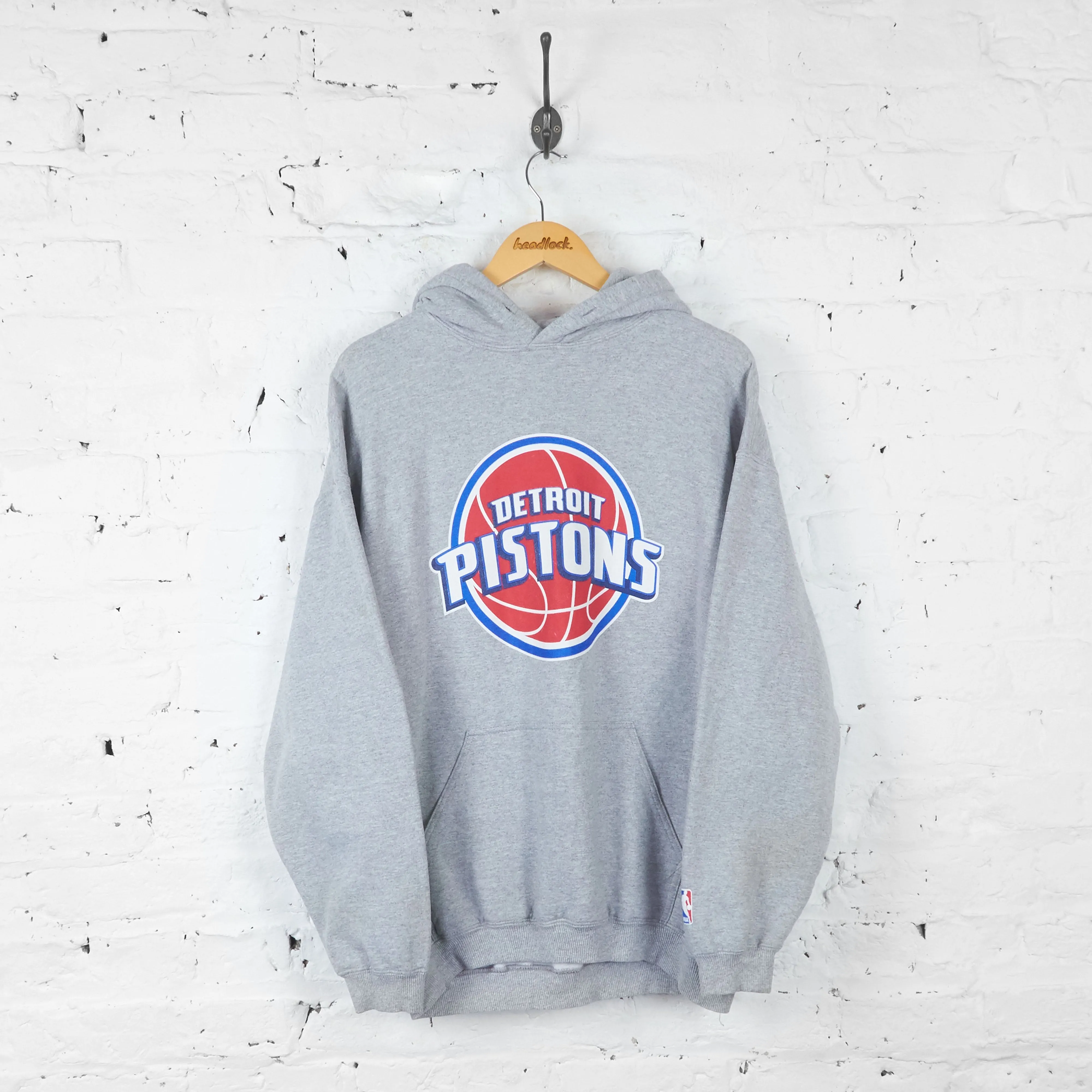 Detroit Pistons NBA Hoodie - Grey - L