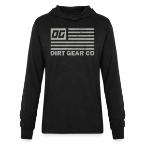 DG FLAG BLACK LONG SLEEVE HOODIE SHIRT
