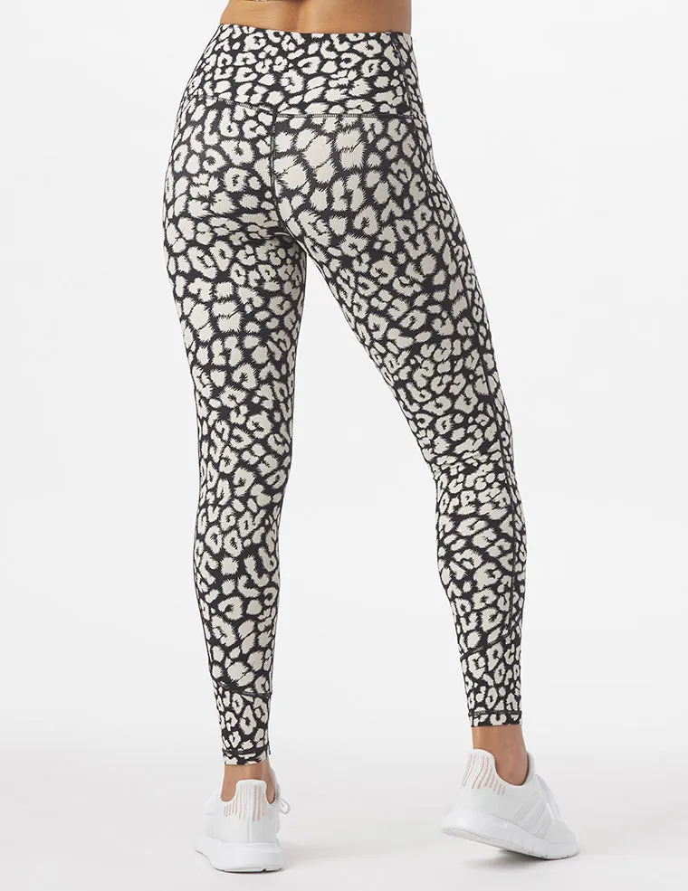 Directional Legging: Contrast Leopard