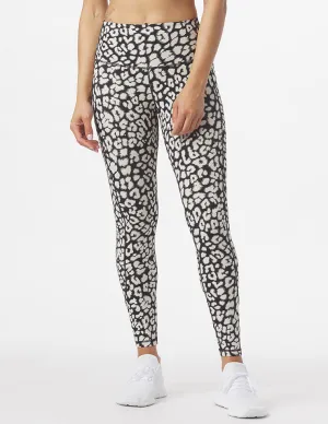 Directional Legging: Contrast Leopard