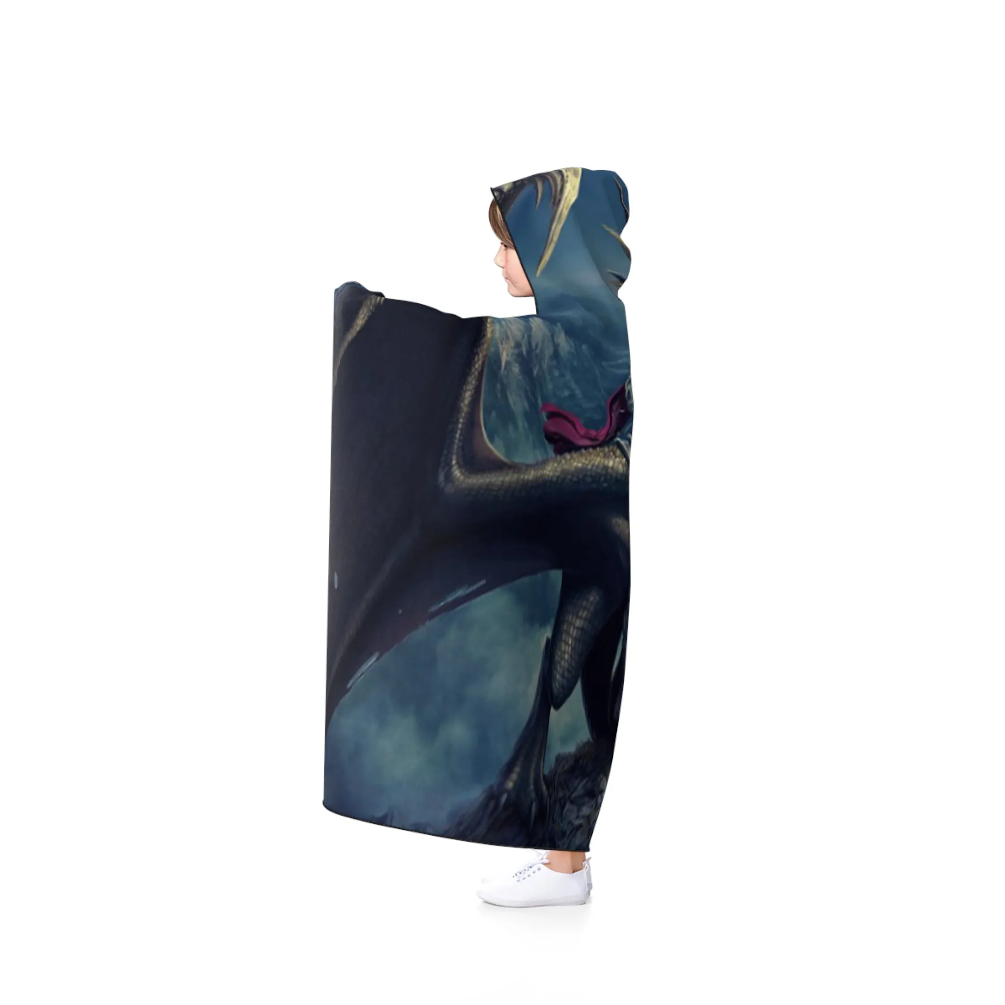 Dragon Warrior Hooded Blanket