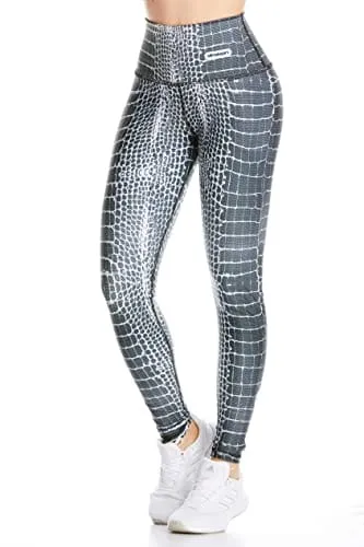Drakon Leggings Women´s Activewear Workout Pants Printed Compression Pants Yoga Tights