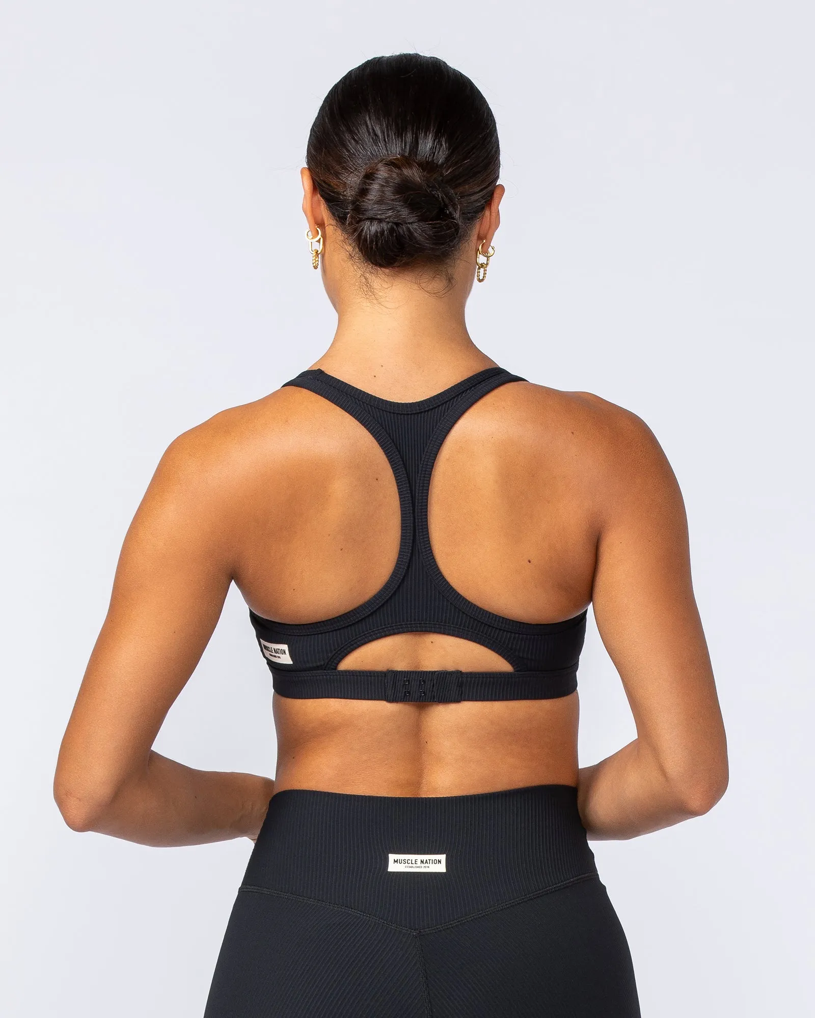 Drew Rib Bra - Black