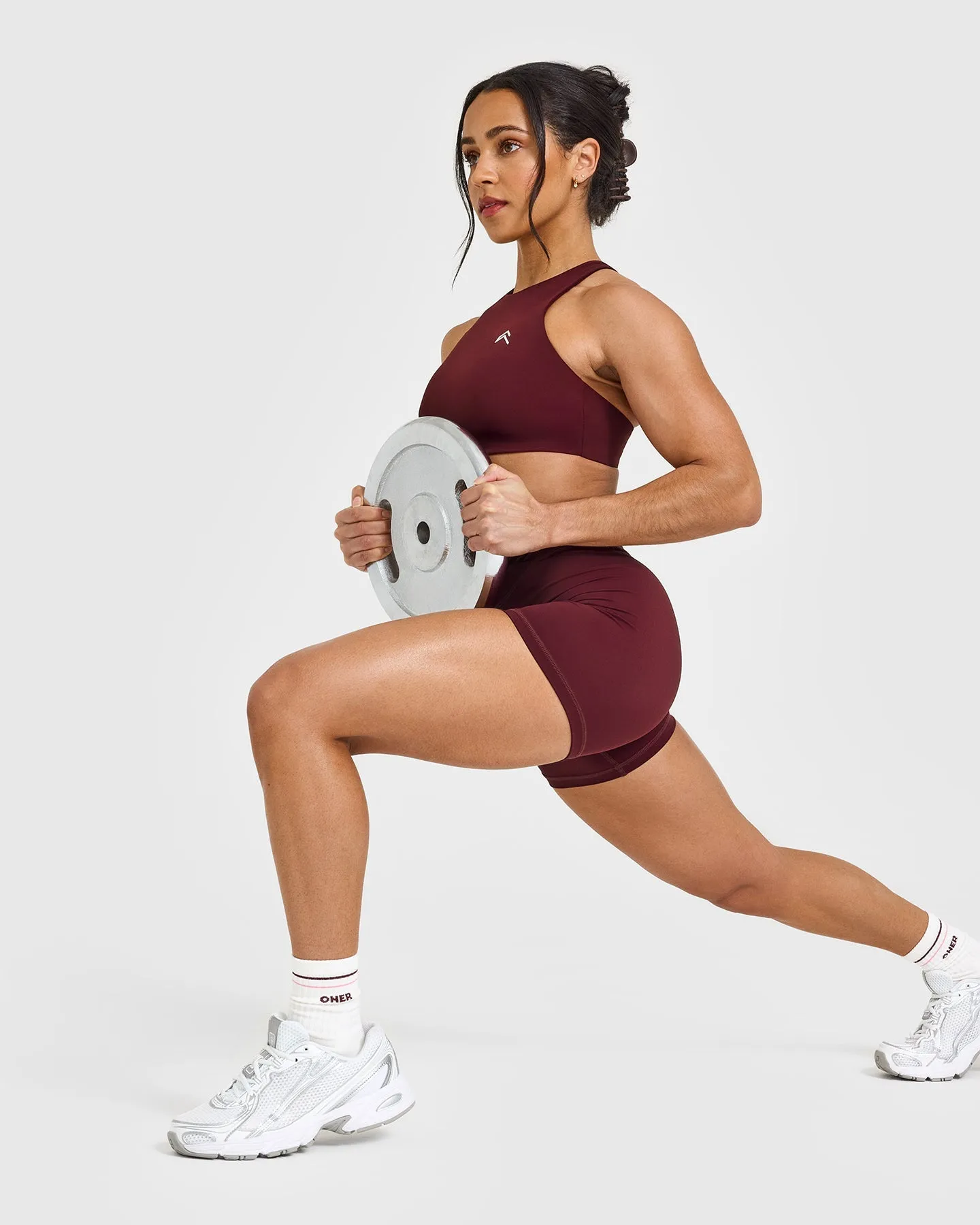 EasyLift™ High Neck Sports Bra | Rosewood