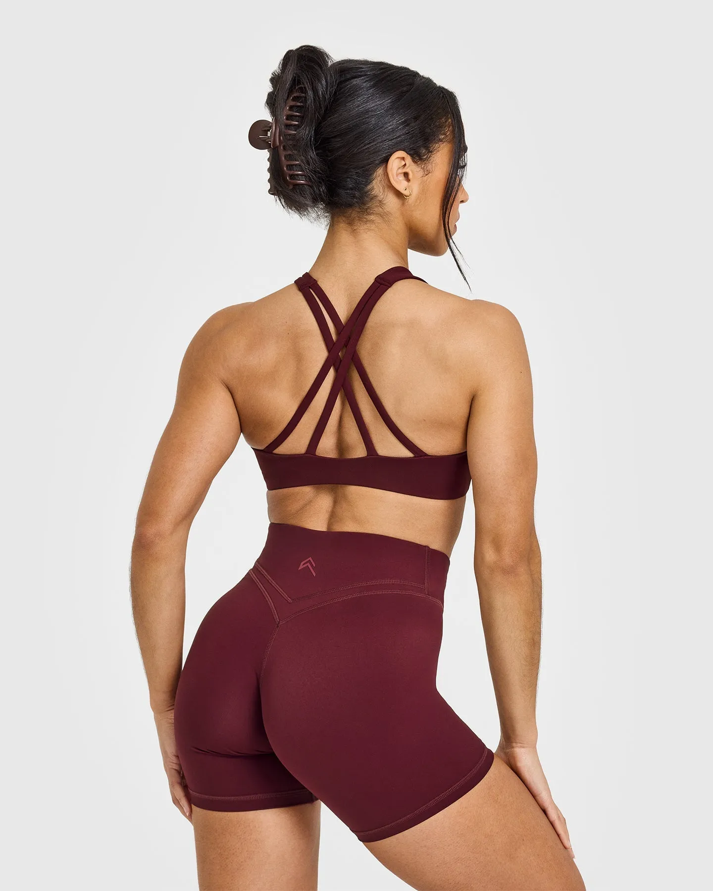 EasyLift™ High Neck Sports Bra | Rosewood