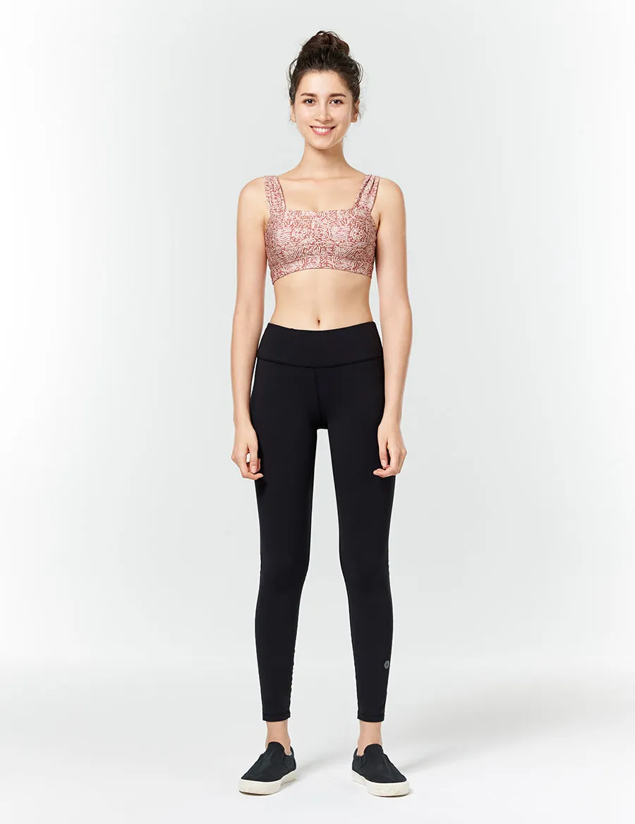 easyoga LA-VEDA Espiral Twinning Bra - FD8 Tribe Brick Red
