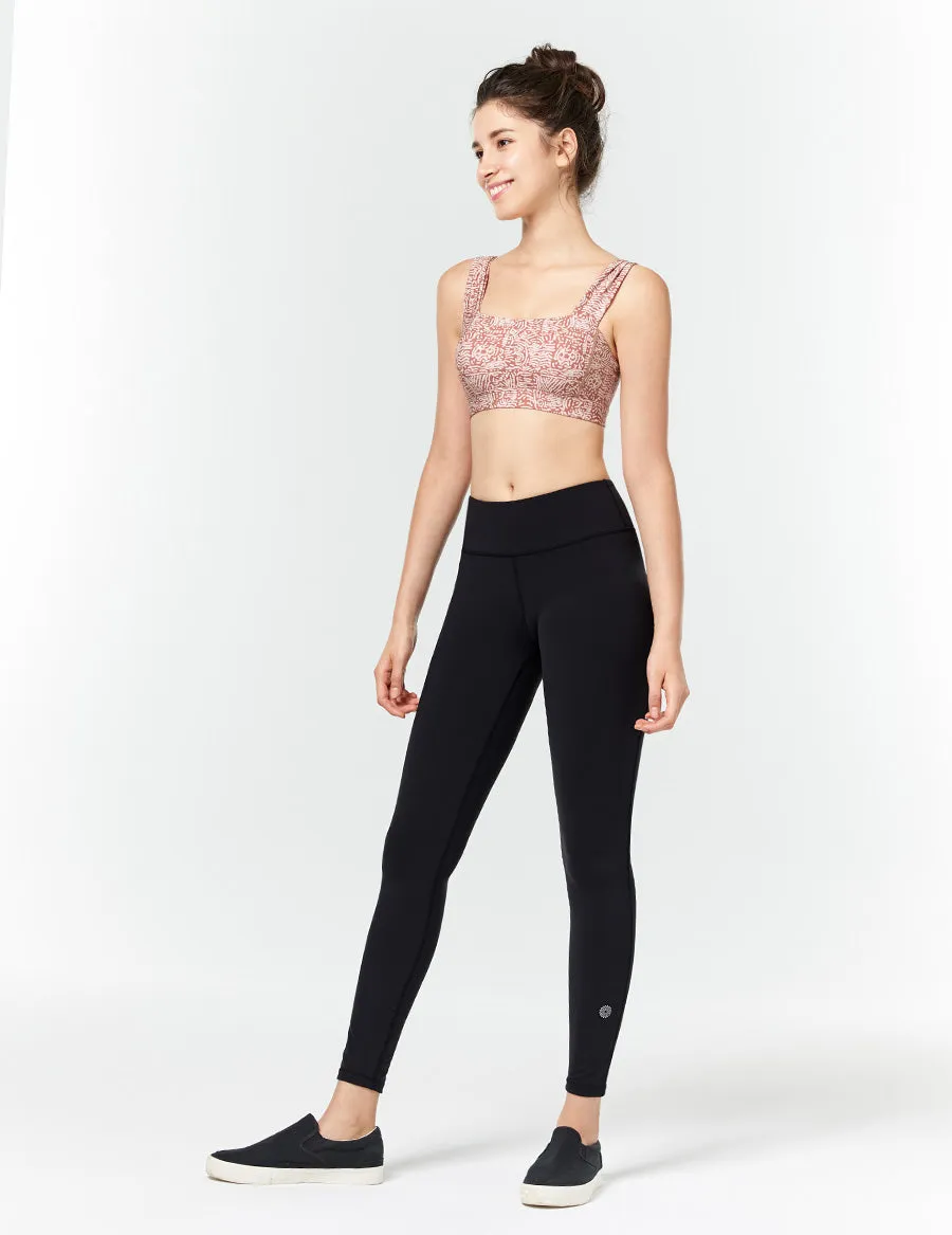 easyoga LA-VEDA Espiral Twinning Bra - FD8 Tribe Brick Red