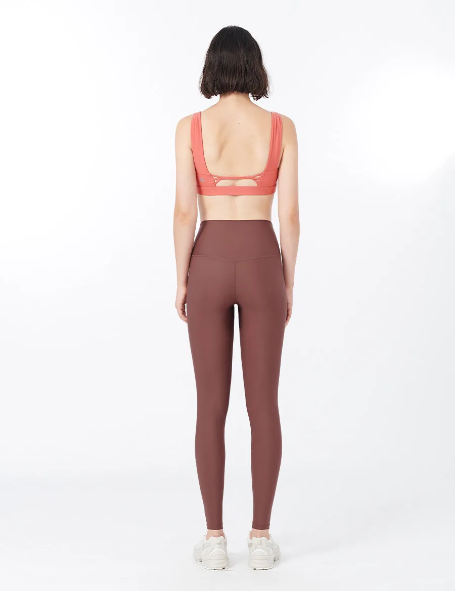 easyoga LA-VEDA Espiral Twinning Bra1 - R25 Jellyfish Orange