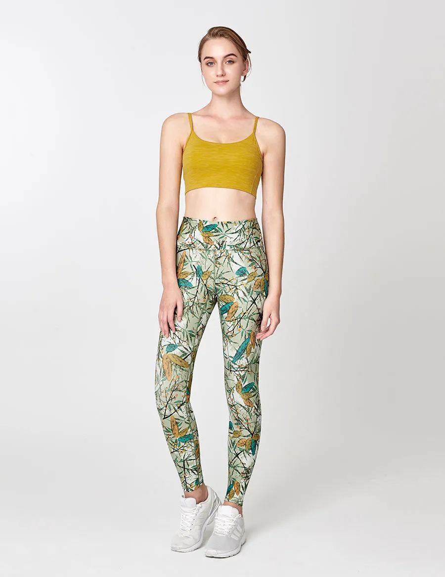 easyoga Lespiro Brace Up Bra - M35 Mustard jute