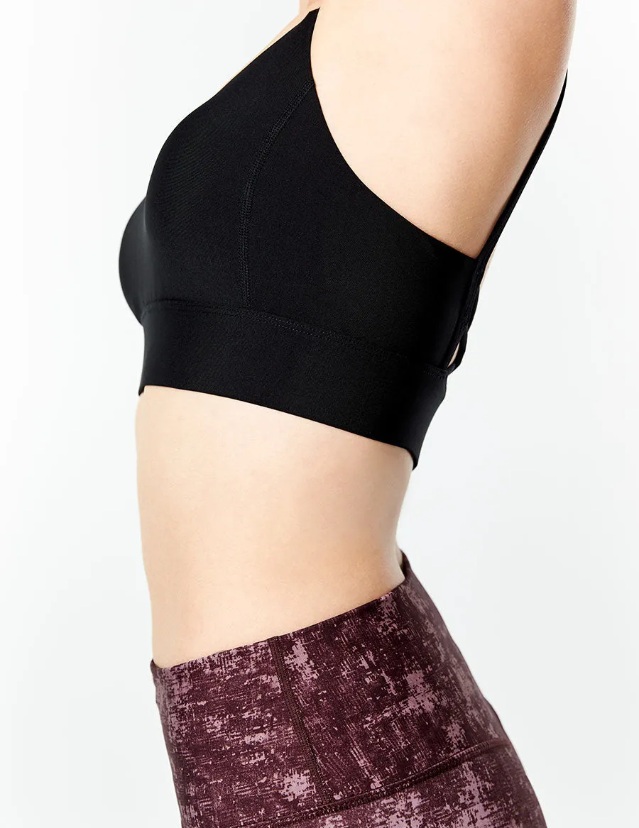 easyoga LESPIRO Glamglow Bra - L1 Black