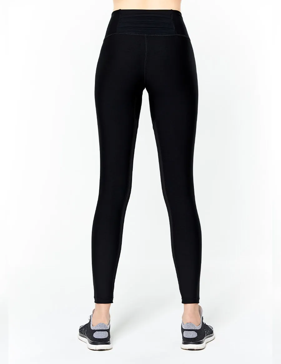 easyoga LESPIRO Groovon's Inwards Gym Tights - L1 Black