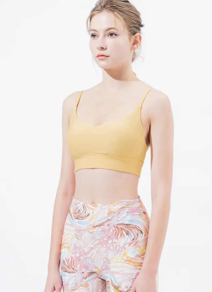 easyoga Lespiro Pure Bra - O12 Grapefruit Orange