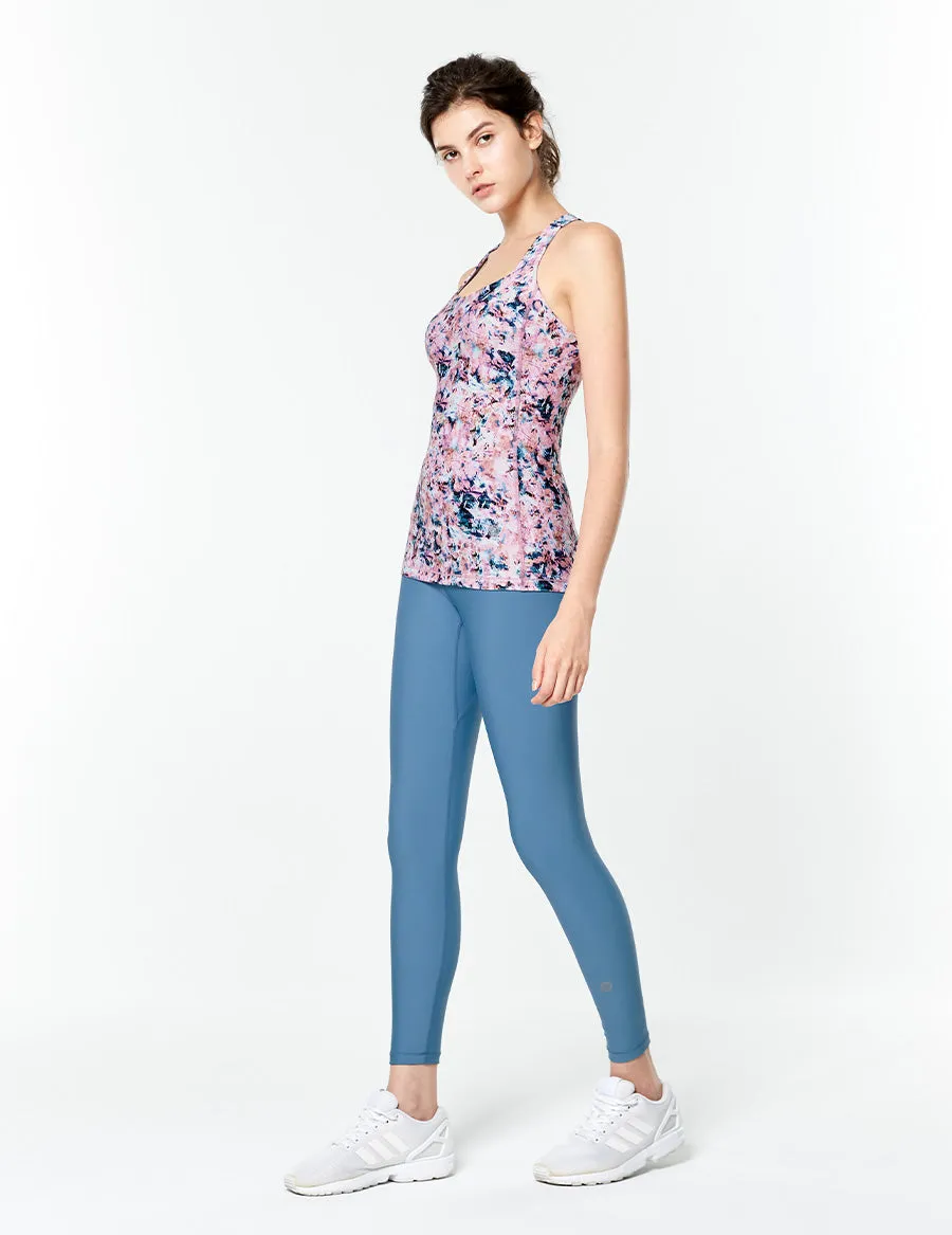 easyoga LESPIRO Under Starry Skies Tank - FD1 Graffiti Pink
