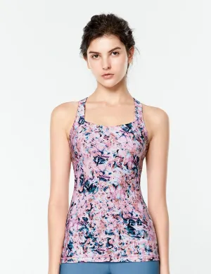 easyoga LESPIRO Under Starry Skies Tank - FD1 Graffiti Pink