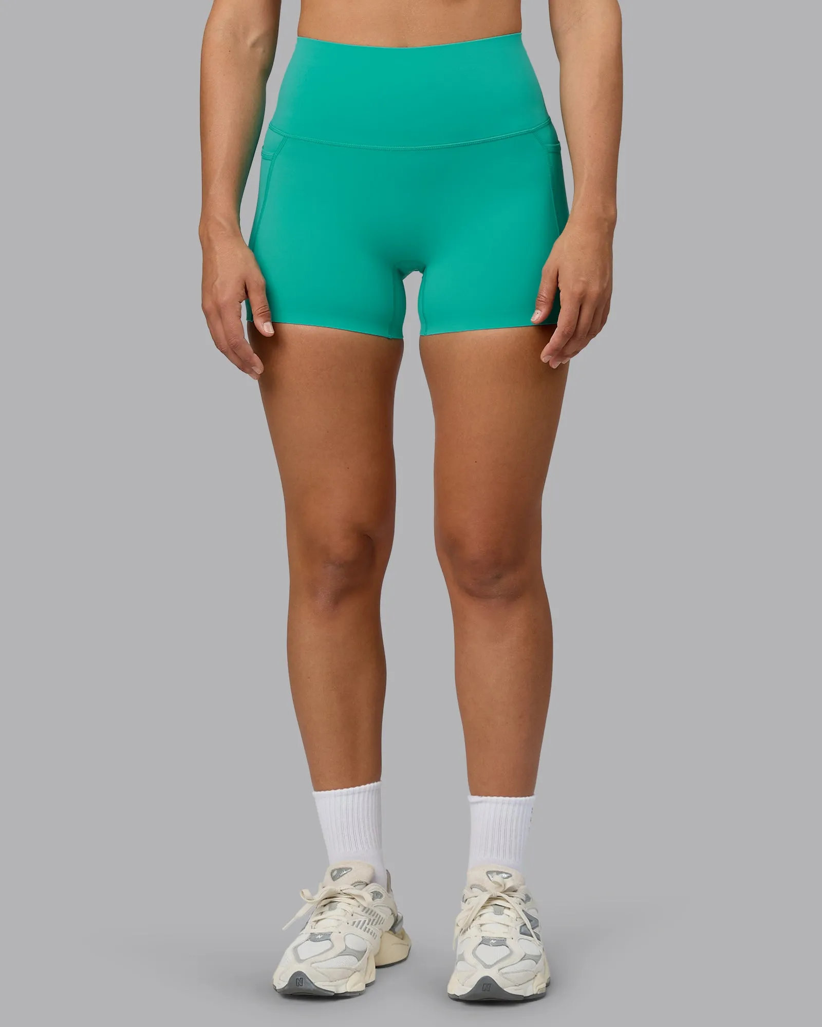 Elixir X-Short Tights With Pockets - Atlantis