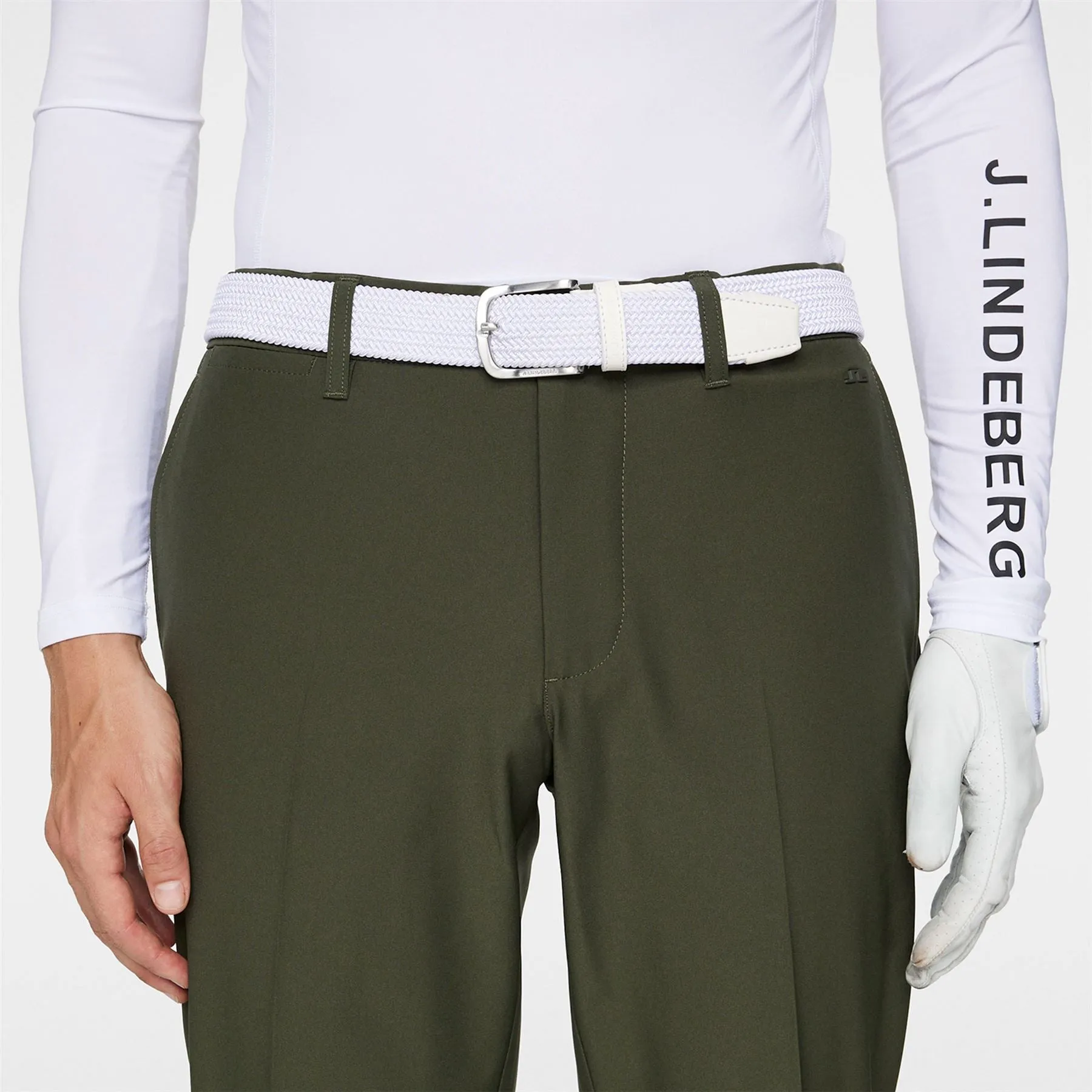 Ellott Micro High Stretch Pants Forest Green