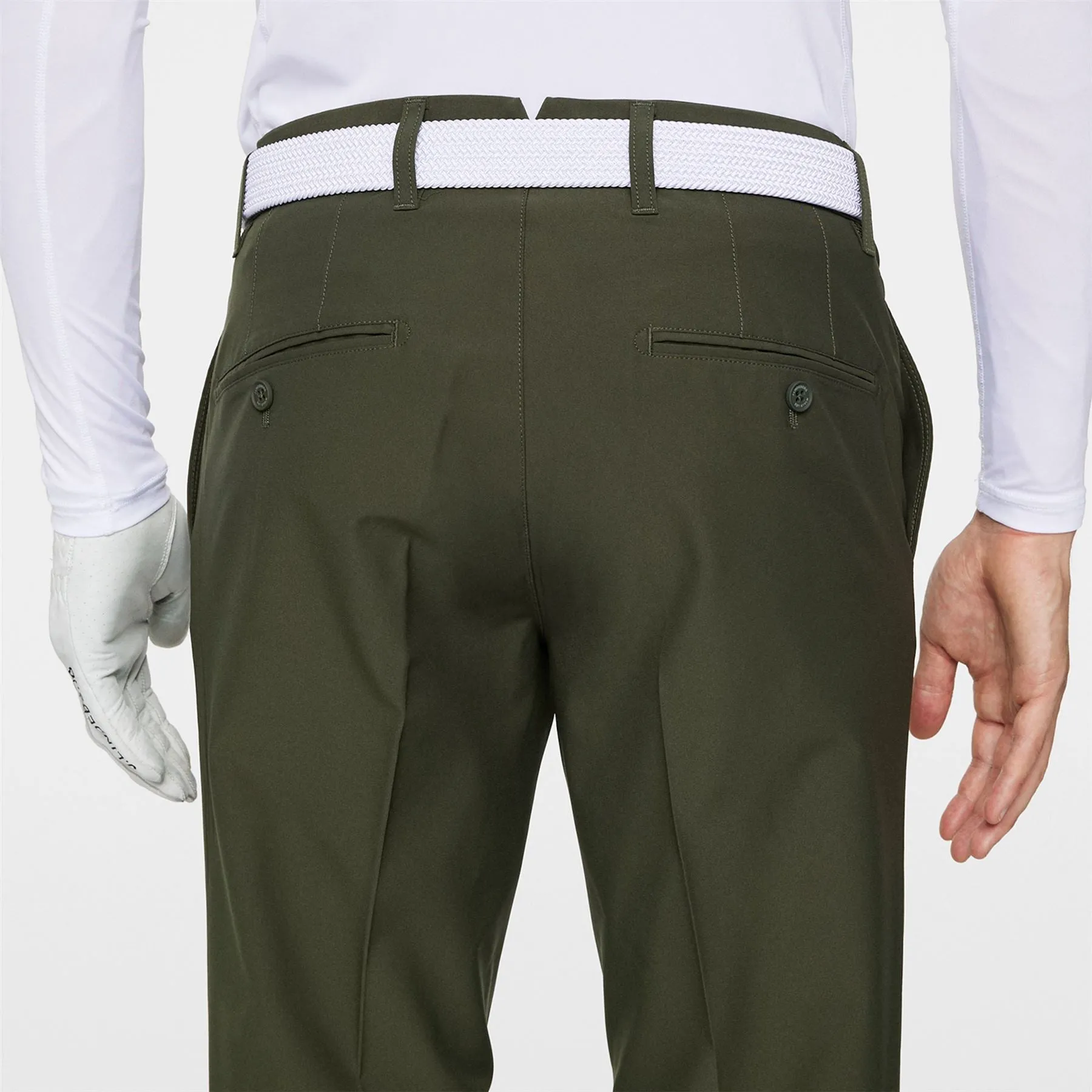 Ellott Micro High Stretch Pants Forest Green