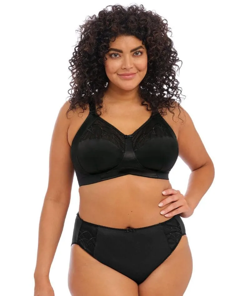 Elomi Cate Soft Cup Wire-Free Bra - Black