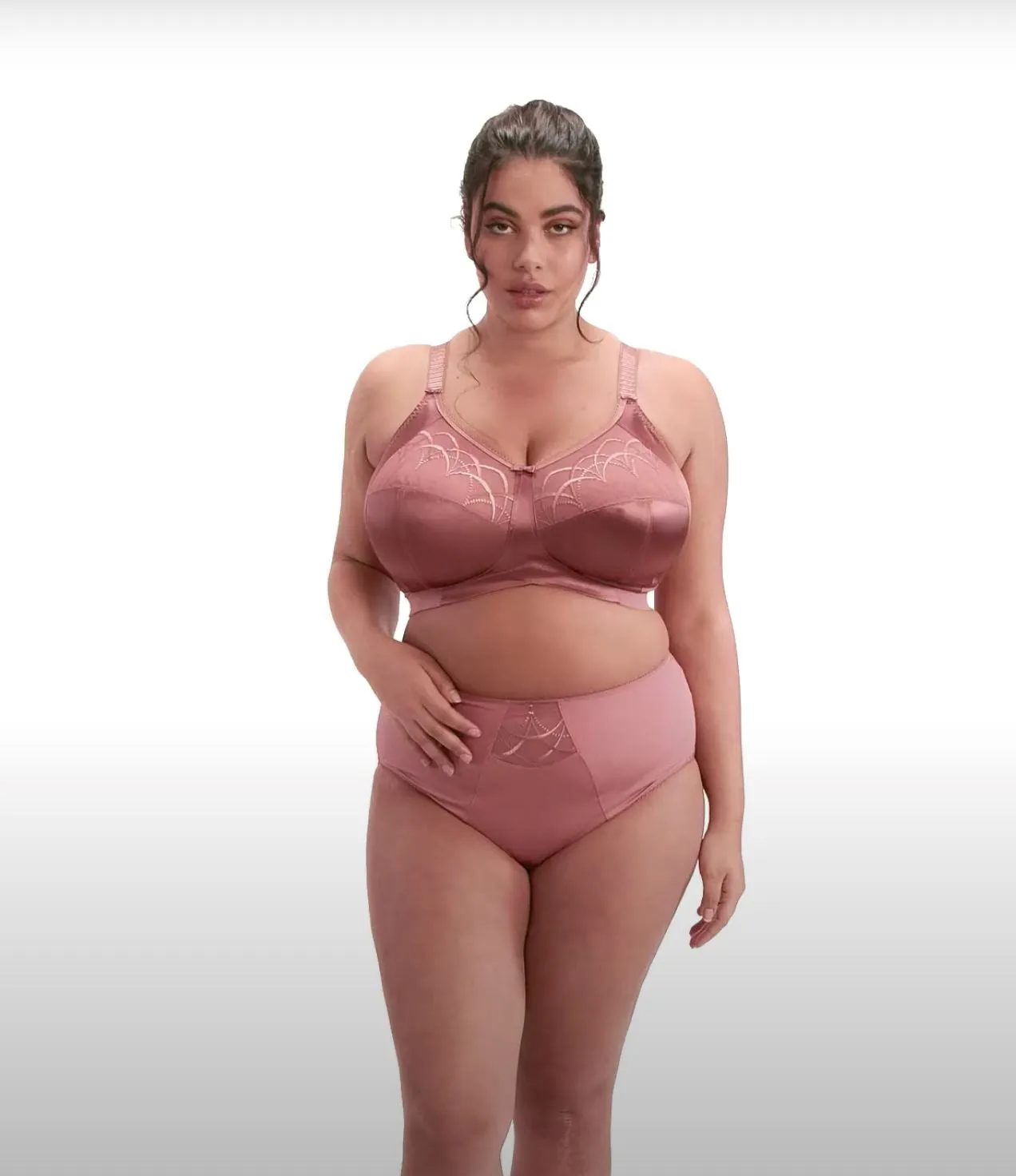 Elomi Cate Soft Cup Wire-free Bra - Rosewood