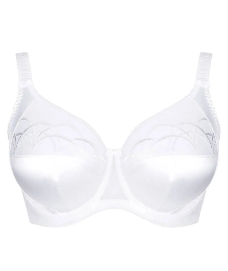 Elomi Cate Underwired Full Cup Banded Bra - White