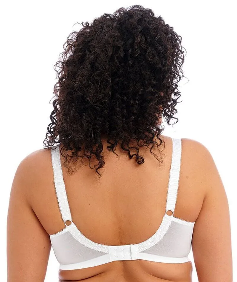 Elomi Cate Underwired Full Cup Banded Bra - White